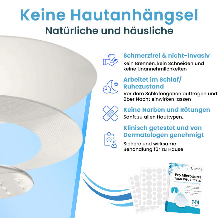Cvreoz® Pro Microdarts Tags' weg Flicken - BEFRISTETES ANGEBOT | Skin Tag No More!!! 💕
