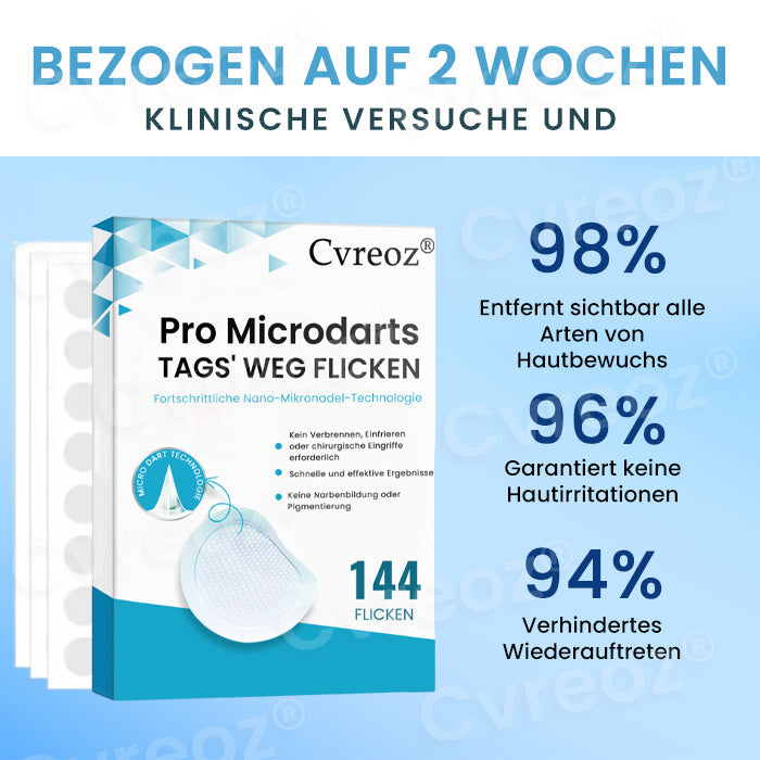 Cvreoz® Pro Microdarts Tags' weg Flicken - BEFRISTETES ANGEBOT | Skin Tag No More!!! 💕