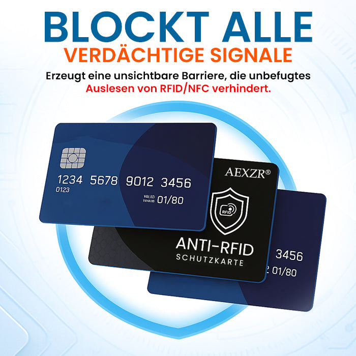 ⚡FLASH DEAL | AEXZR® Anti-RFID-Schutzkarte