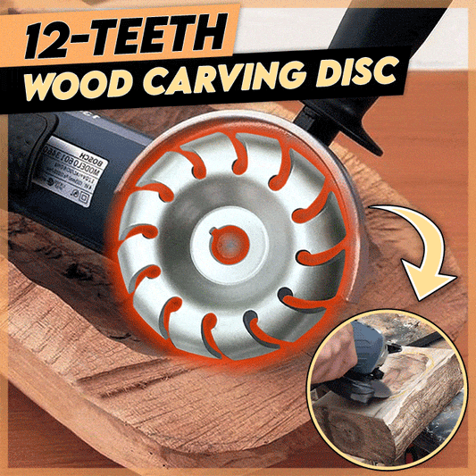 12-Teeth Wood Carving Disc