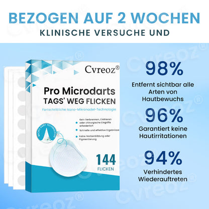 Cvreoz® Pro Microdarts Tags' weg Flicken -  BEFRISTETES ANGEBOT | Skin Tag No More!!! 💕