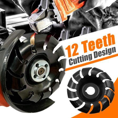 12-Teeth Wood Carving Disc